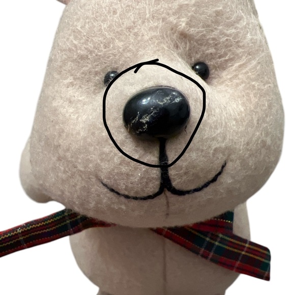 Vtg Hallmark 1987 Dexter Jingle Bears rattle plush lovey doll baby toy W Tags - Picture 4 of 4